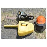 Lot: McCulloch MacCat chainsaw, Bushwacker gas hed