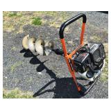 Powermate Earth Auger, starts runs operates stops;