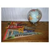 Replogle 12" World Nation Series globe, 6 souvenir