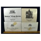 4 Dept. 56 Dickins Village structures; as is