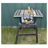 Ryobi 10" table saw model BTS10S, working; as is
