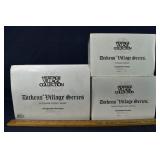 3 Dept. 56 Dickins Village structures; as is