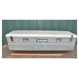 Husky diamond plate aluminum truck box, 60x20x19"h