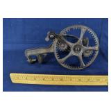 Antique cast iron mechanical apple peeler; as is