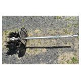 Stihl BF-KM 4 tine mini-tiller Kombi attachment; a