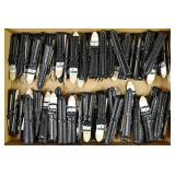 83 black leather watch bands; as is