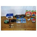 Automobilia and die cast car models, etc.; as is