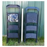 2 Gorilla 3-step ladders; as is