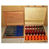 13 wood chisels; as is