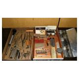 Group of small tools: scraper burnisher, double po