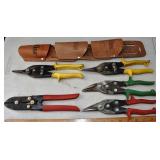 5 Wiss metal working tools; as is