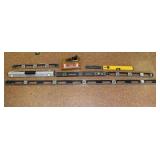 3 Craftsman levels 78' & two 24', 5 other levels,