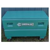 Greenlee wheeled jobsite storage box, 48x24x24"h 1