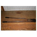 Ridgid 36" bolt cutters with new jaws; as is
