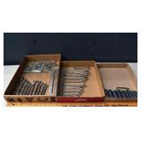 Collection of Craftsman and Sears wrenches and soc