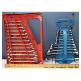 2 metric combination wrench sets; as is