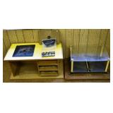 Router table storage cabinet 30x16x14'h with 36 bi