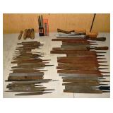 60+ steel files and rasps; as is