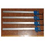 4 aluminum clamps 27'; as is