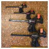 2 pair Craftsman wood clamps; as is