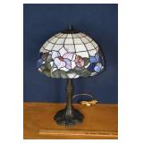 Tiffany style table lamp; as is