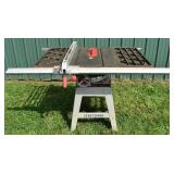 Craftsman 10" table saw, working 3600rpm motor wit
