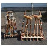 2 croquet sets; as is
