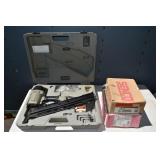 Porter Cable pneumatic nail gun with 2 partial box