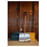 3 snow shovels; as is