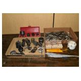 Hole saws, blades and Allen keys; as is