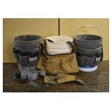 Lot: 2 Sears bucket organizers, Bucket Boss holste