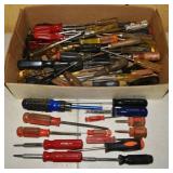 Assorted screwdrivers; as is