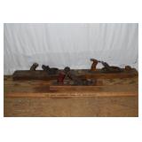 3 old wood planes: Stanley no. 27, Stanley 129 Lib