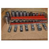 31 Snap-On 3/8" sockets; as is