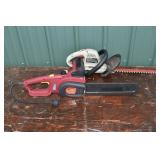 Working 14' electric chain saw and Craftsman 14' h