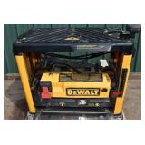 Working DeWalt DW733 12-1/2" thickness planer; as