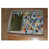 Collection of old marbles; as is