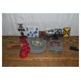Group of Railroad collectibles including old O sca