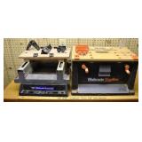 3 B&D Workmate tools: Shop Box 18x12x11'h, Bench T