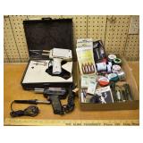 2 working soldering guns, mini-torch, supplies, et