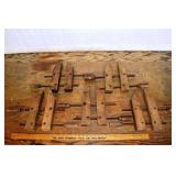5 Cincinnati Tool Co. Hargrave 12" screw clamps; a