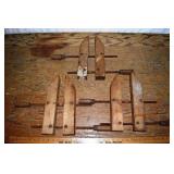 3 Cincinnati Tool Co. Hargrave 14" screw clamps; a