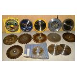 15 7-1/4" saw blades, etc.; as is