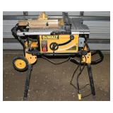 DeWalt model DWE7491 portable 10' table saw, worki