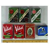 7 vintage tobacco tins including Half & Half, Velv