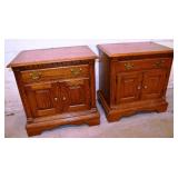 Two Pennsylvania House solid oak single drawer ove