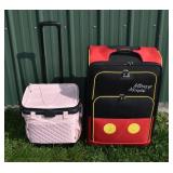 Lot: Igloo rolling soft cooler, American Tourister