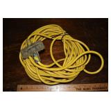 50' Husky 12 ga multi-plug extension cord; as is