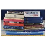 17 books pertaining to the Civil War, etc.; as is