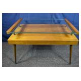 MCM James-Philip Co. 2 tier glass top side table,